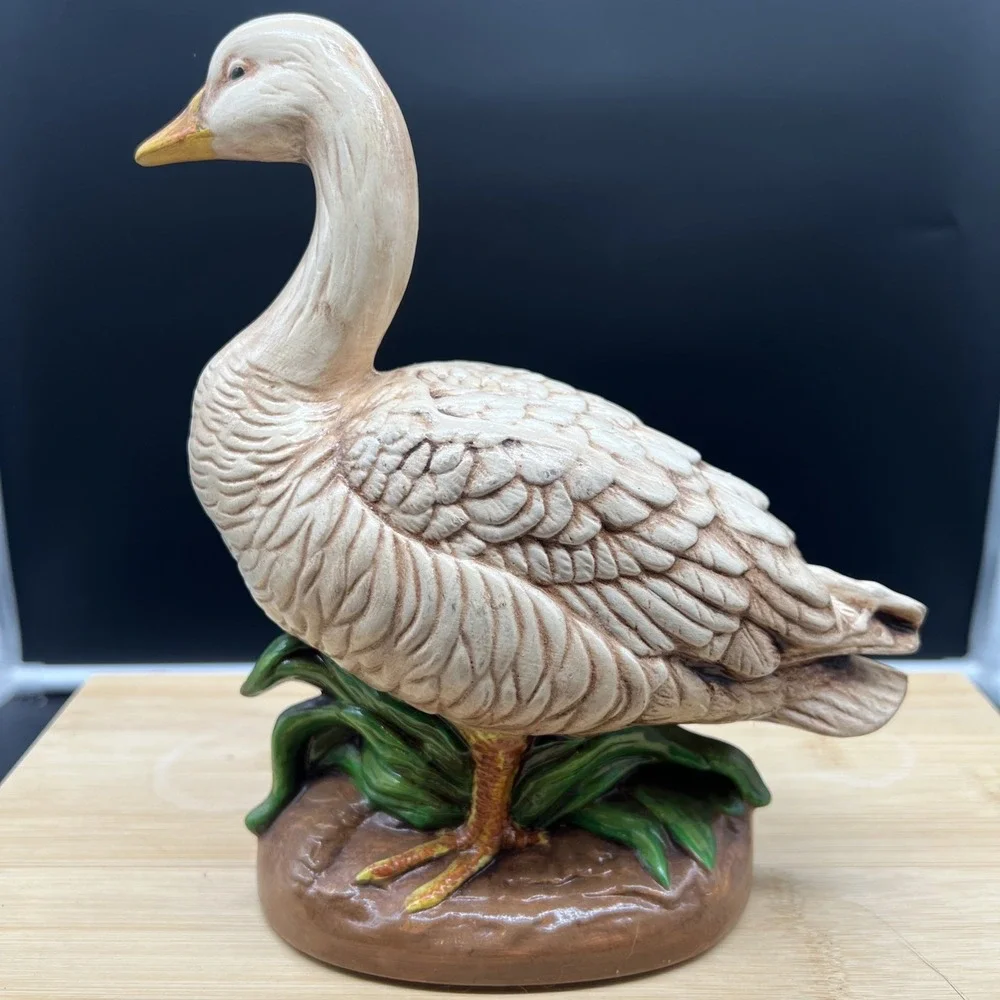 Vintage Set Of Atlantic Mold Duck Hand Painted Figurines